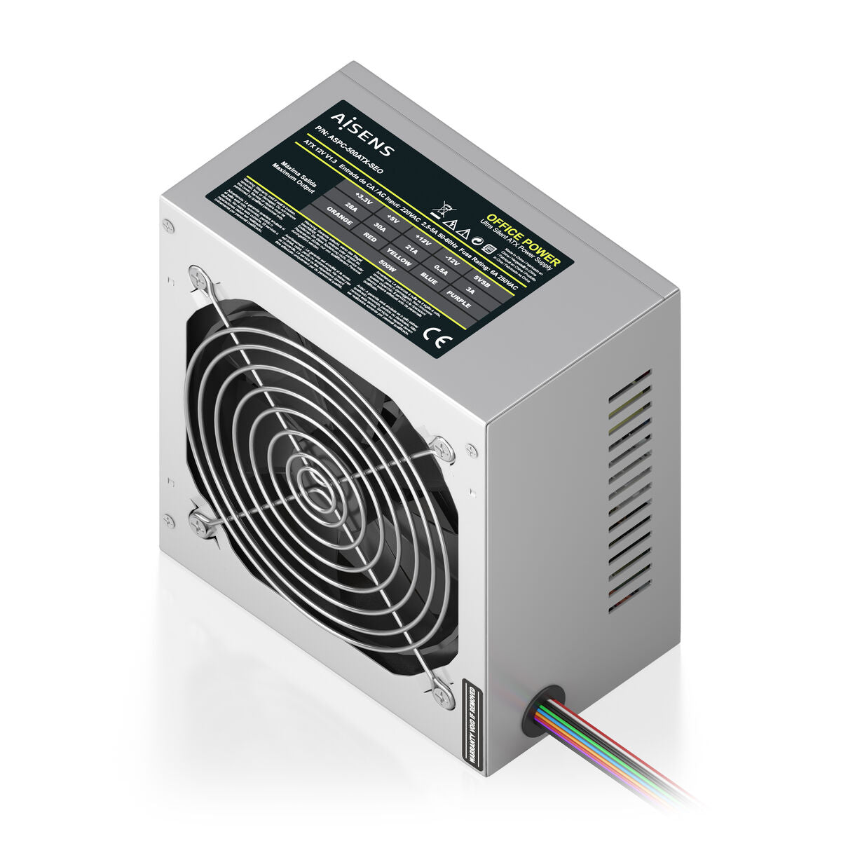 Power supply Aisens ASPC-500ATX-SEO ATX 500 W