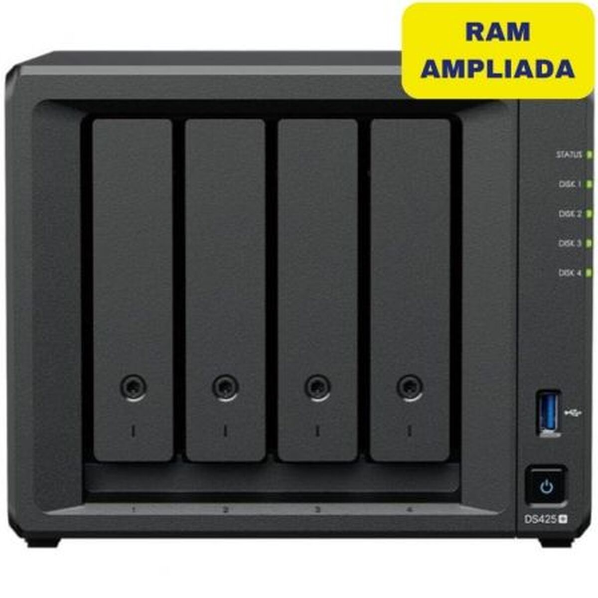 NAS Network Storage Synology DS425+/6G Intel Celeron Black