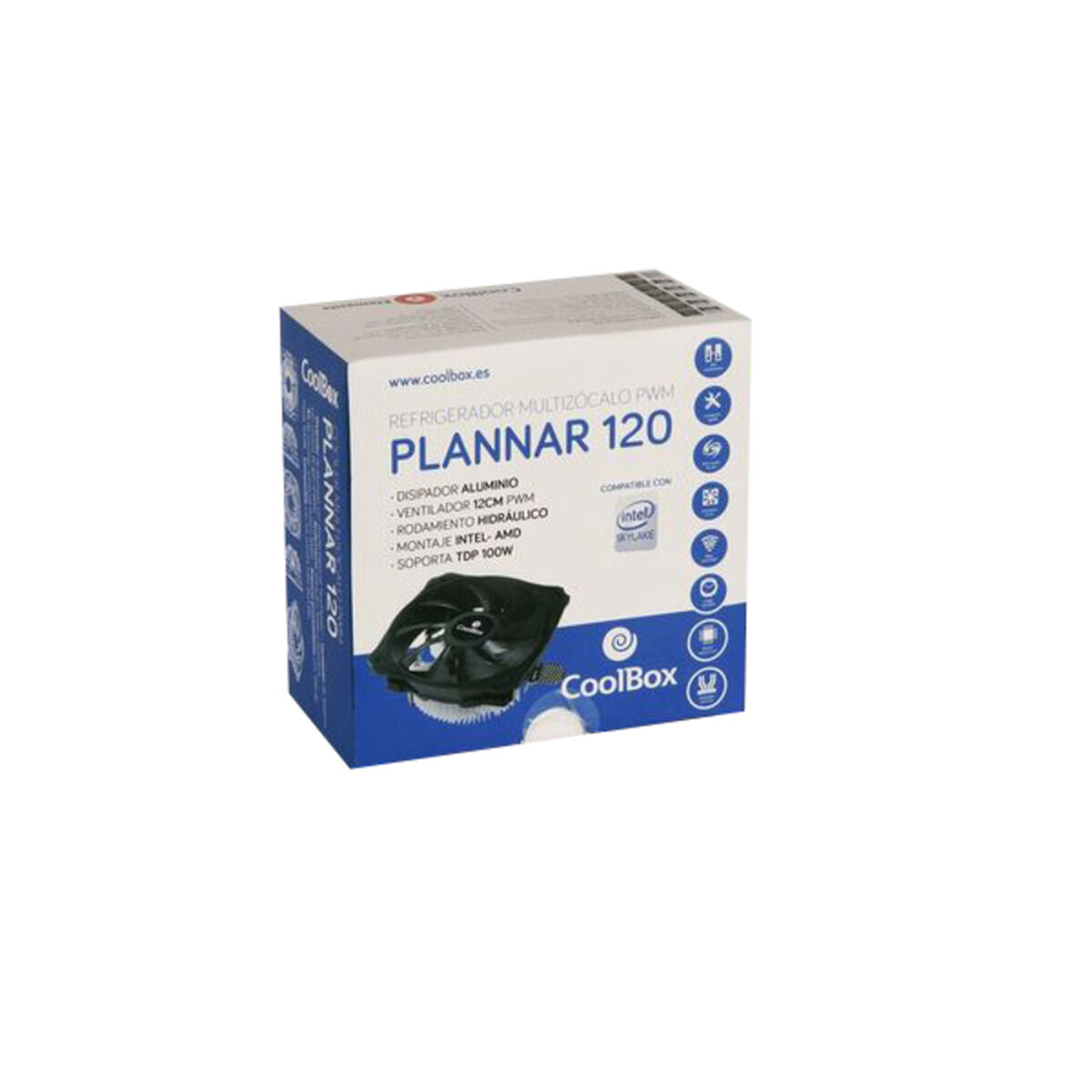 CPU Fan CoolBox Plannar 120