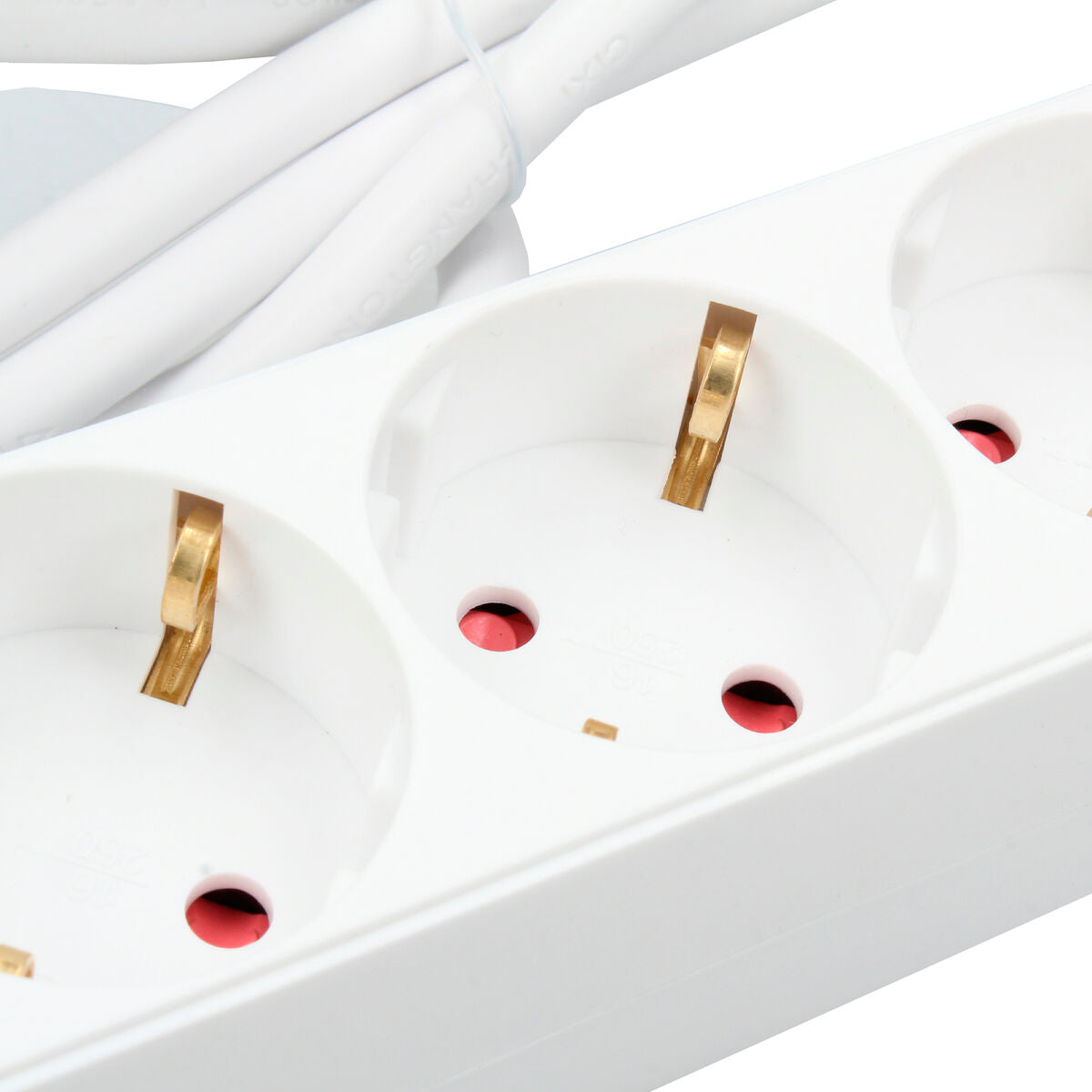 Power Socket - 5 sockets with Switch TM Electron TMUAD505S White 3680 W (1,5 m)