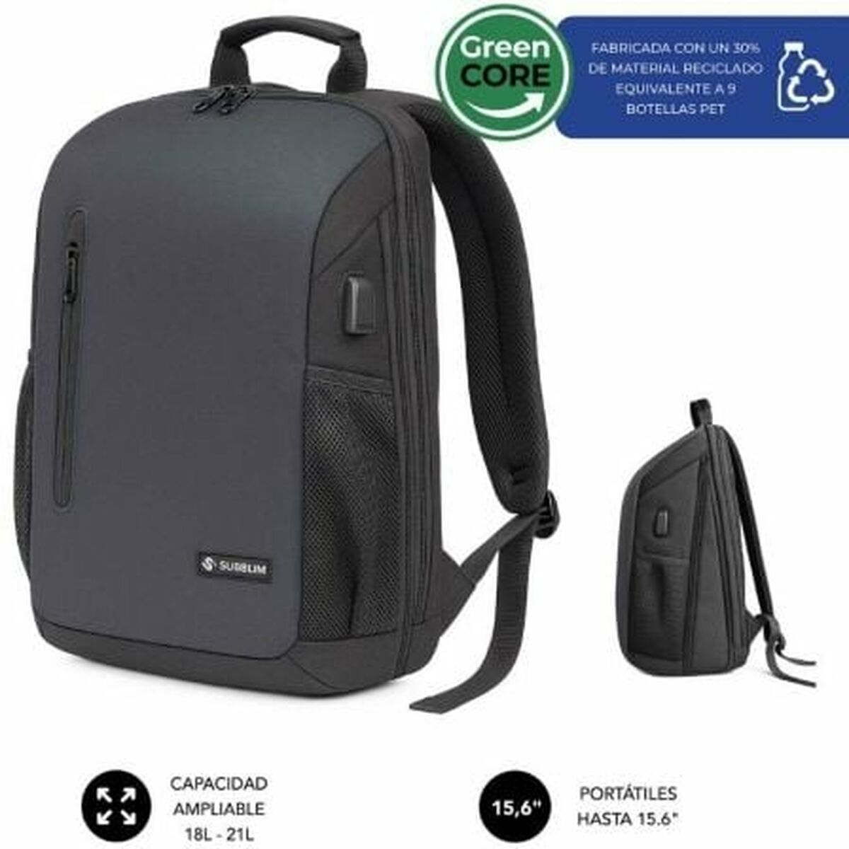 Tablet cover Subblim SUBBP-5NXAP01 Black
