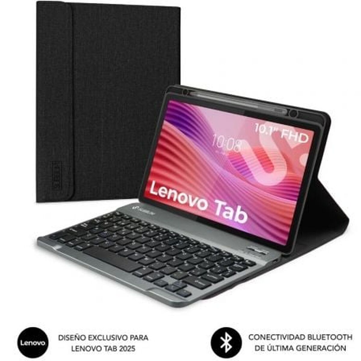 Tablet cover Subblim SUBKT3-BTL320 Black Spanish Qwerty QWERTY