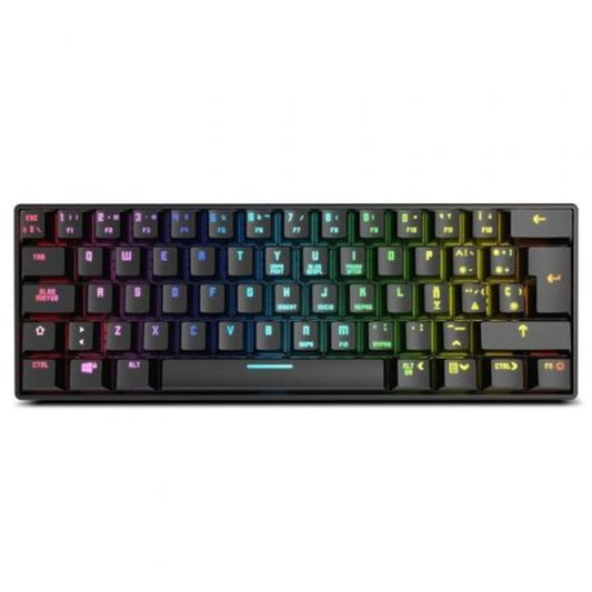 Gaming Keyboard Krom Kluster Black Spanish Qwerty
