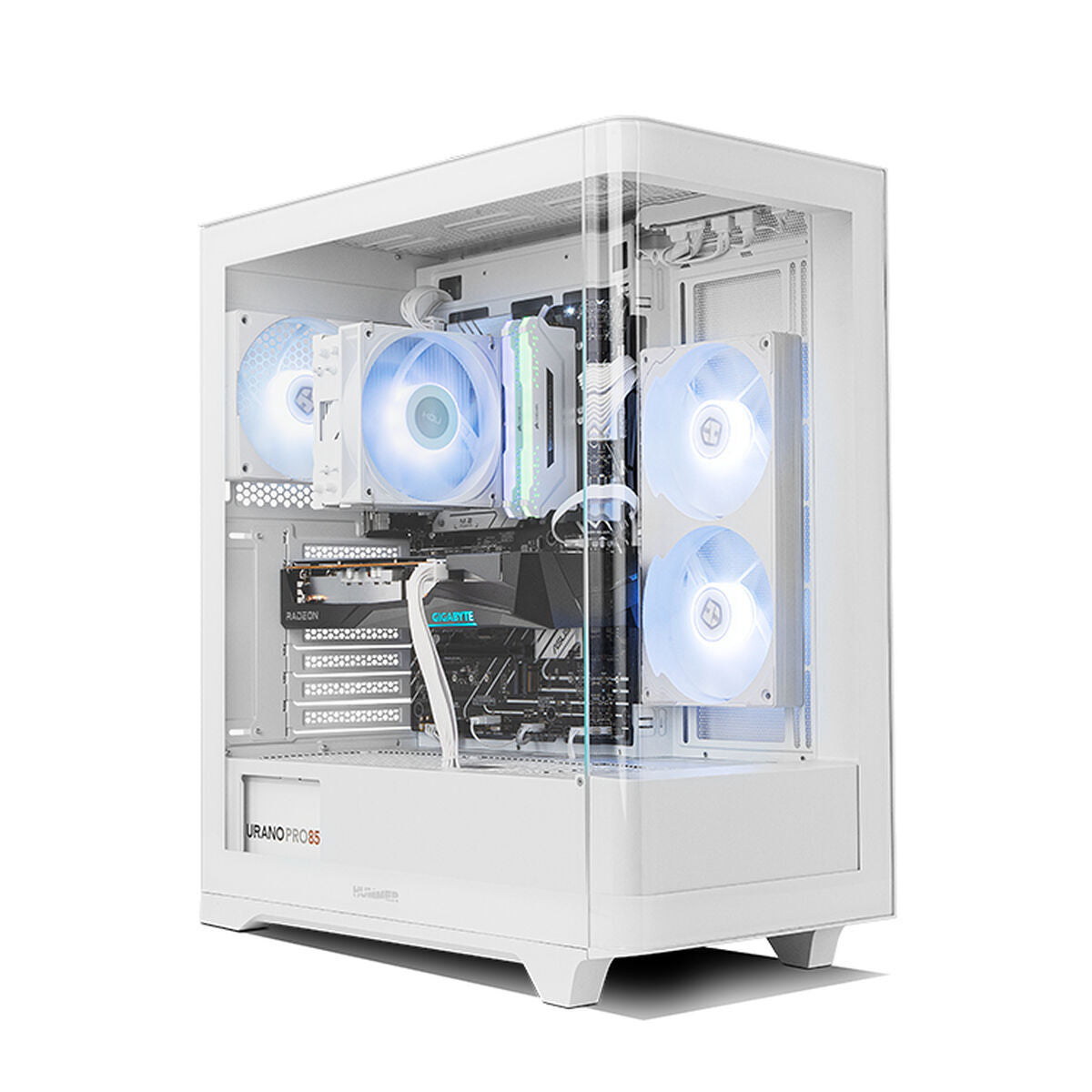 ATX Semi-tower Box Nox-Xtreme HUMMER ETHER White Black