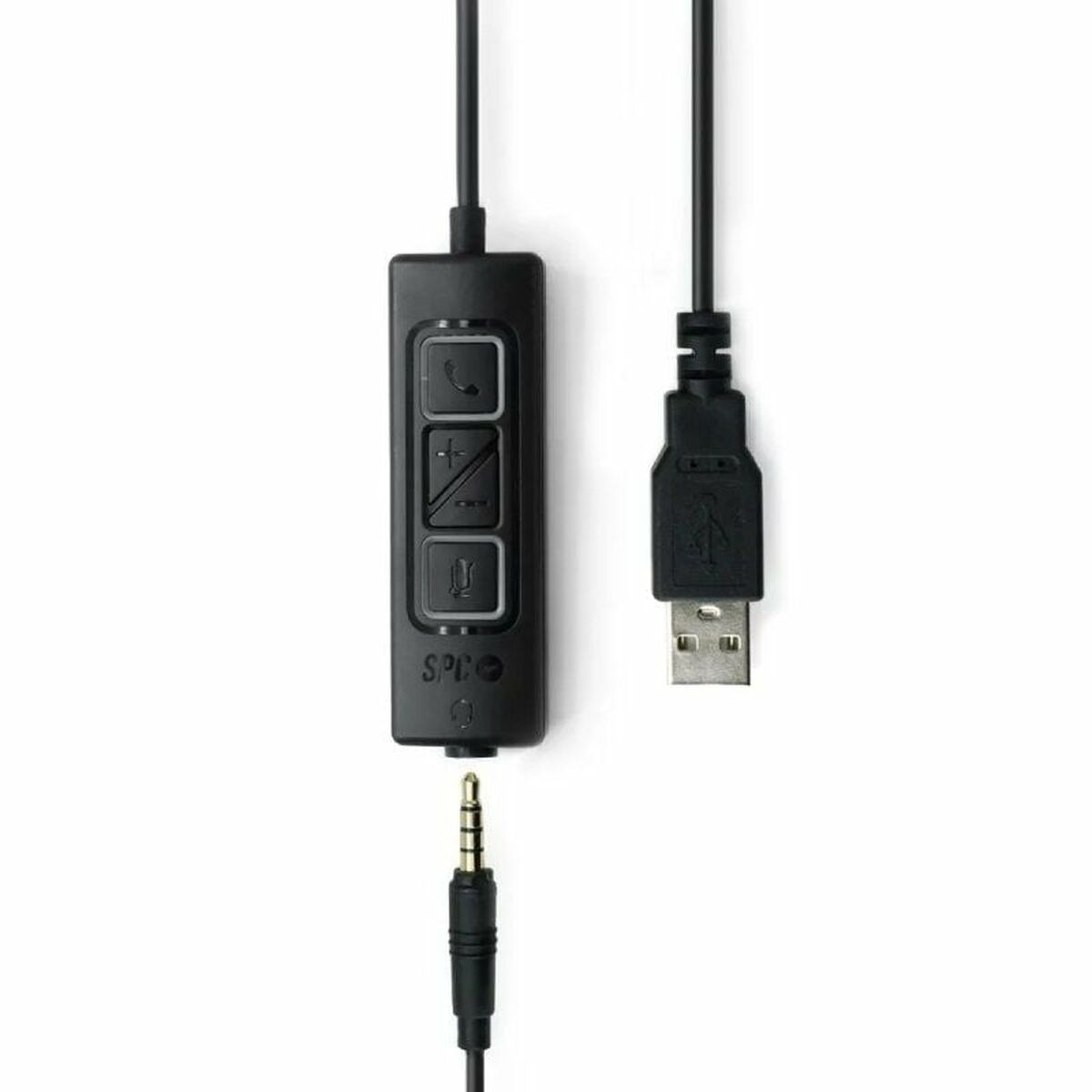 Headphones with Microphone SPC Brave Pro Black