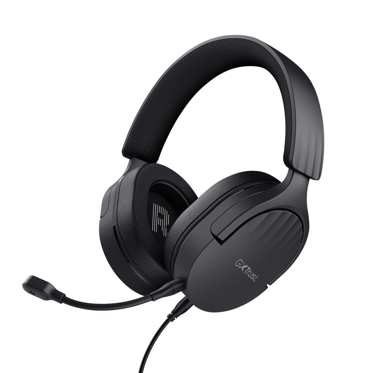 Headphones with Microphone Trust 24898 Black