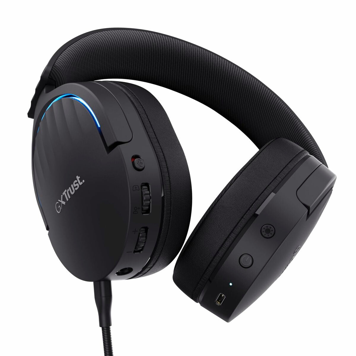 Headphones with Microphone Trust 24901 GXT491 FAYZO WIRELESS Black