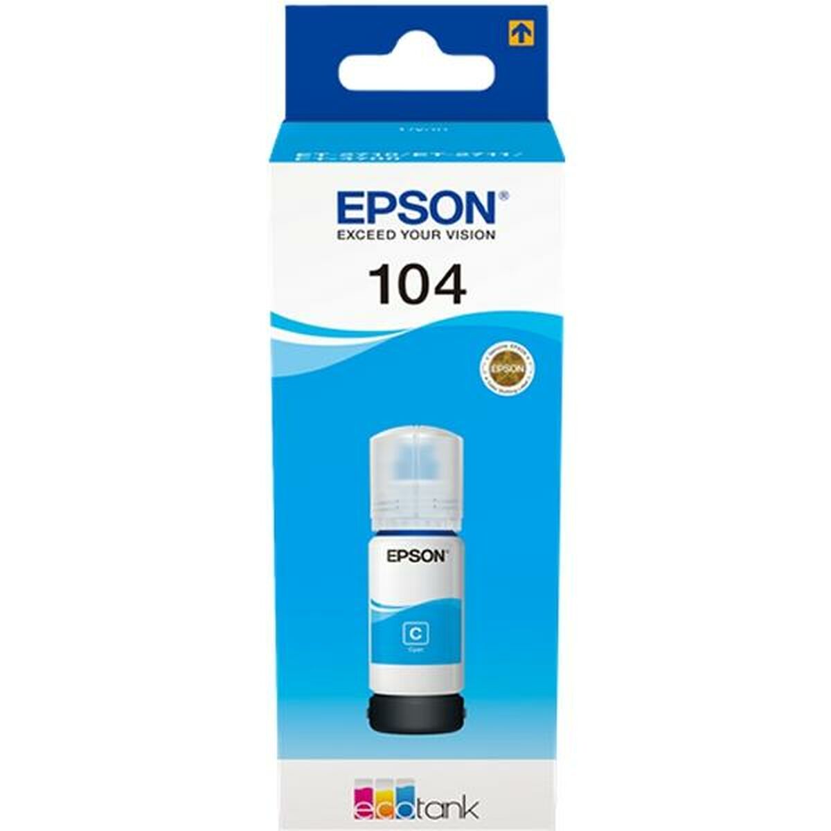 Refill ink Epson Nº 104 Cyan