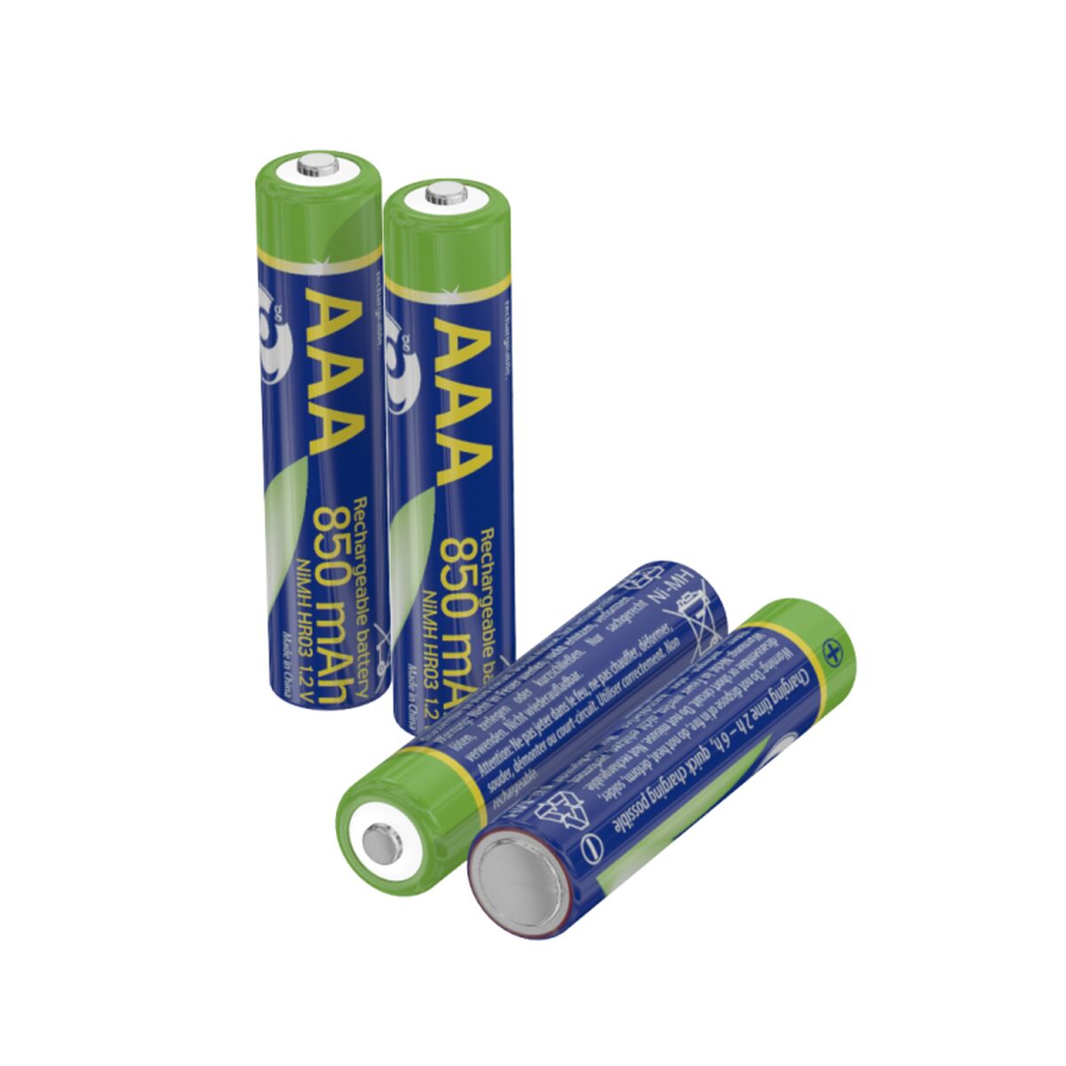 Batteries GEMBIRD EG-BA-AAA8R4-01 1,2 V AAA