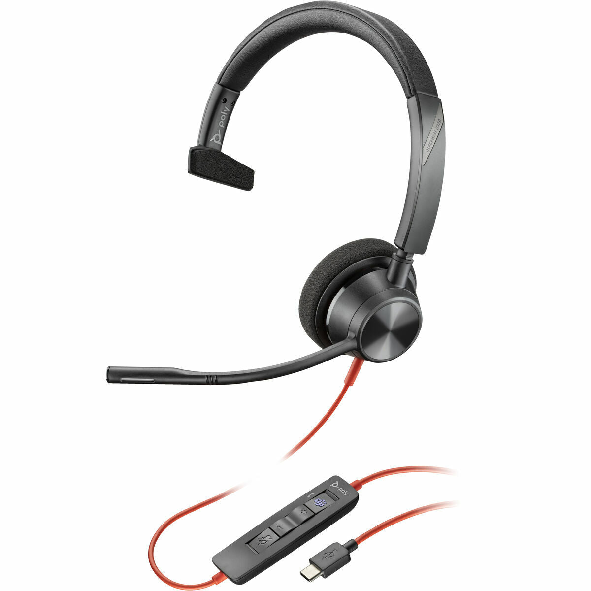 Headphone with Microphone HP 8X216AA Black