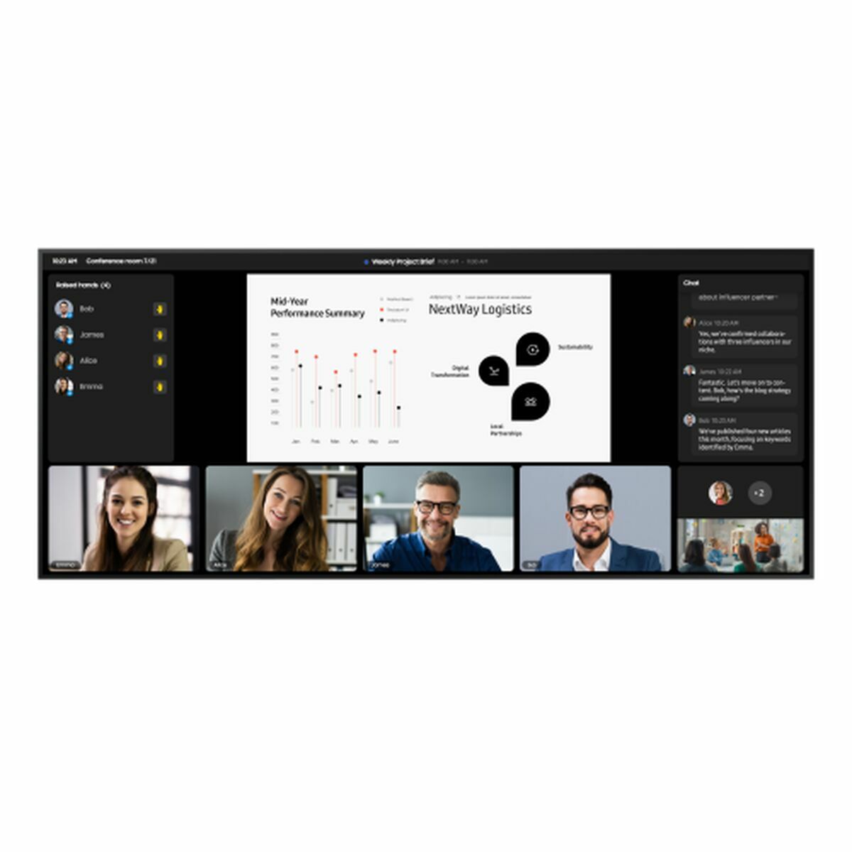 Videowall Monitor Samsung LH105QPD5BGXEN 5K Ultra HD 105"