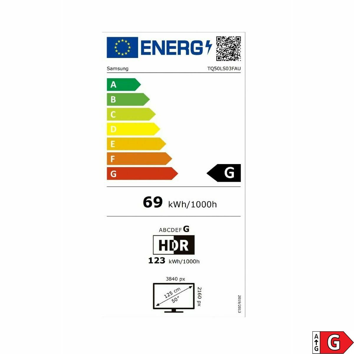 Smart TV Samsung The Frame TQ50LS03FAU 4K Ultra HD QLED 50"