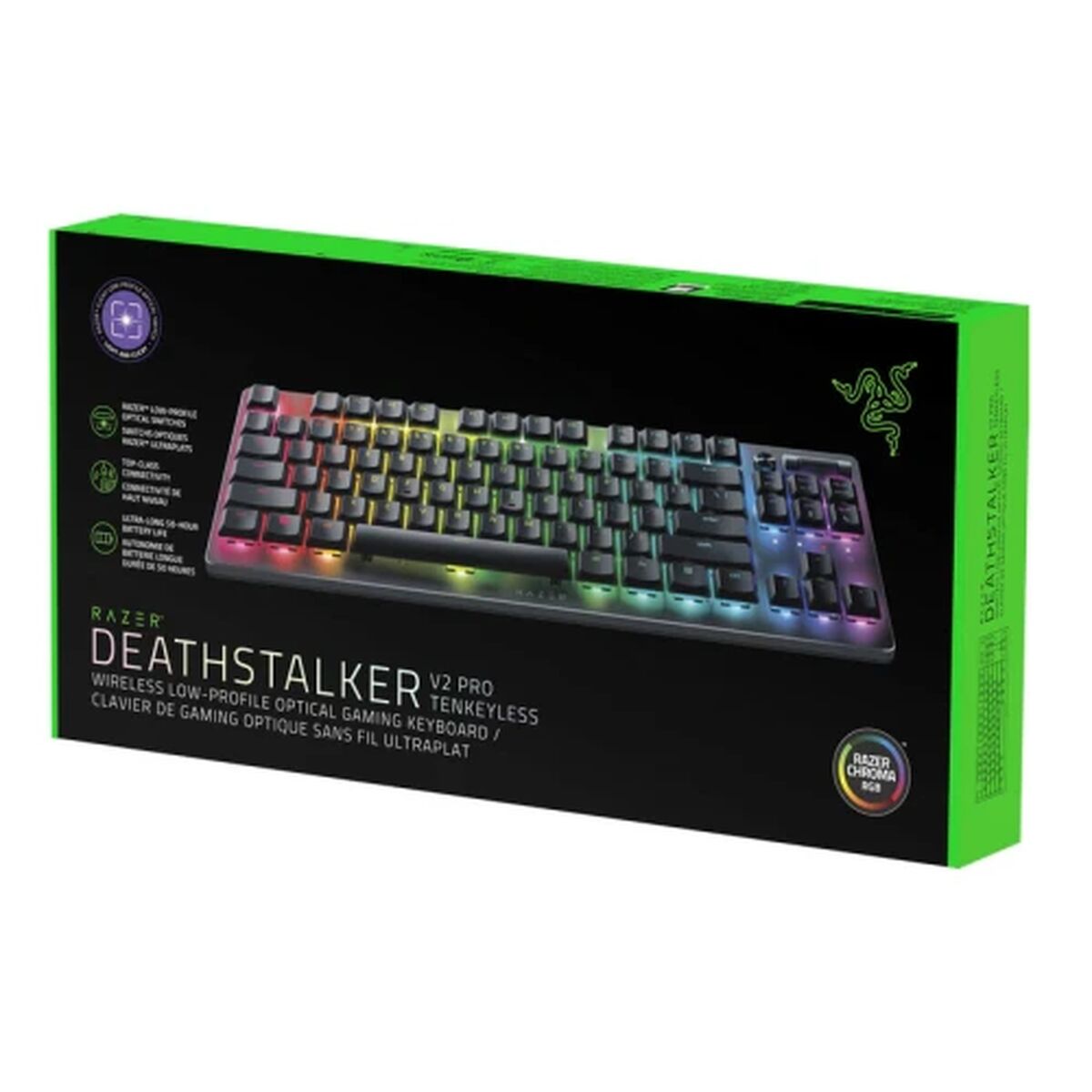 Wireless Keyboard Razer RZ03-04371100-R311 Black Spanish Qwerty