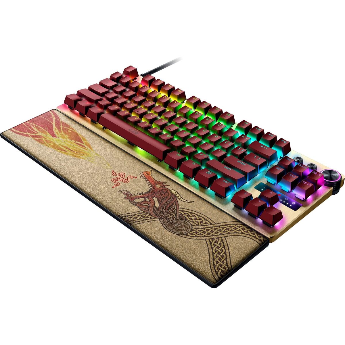 Gaming Keyboard Razer HUNTSMAN V3 PRO (USA) TENKEYLESS COUNTER STRIKE 2 ED Black Qwerty US