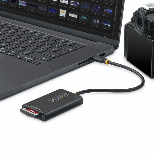 External Card Reader Startech 1B-USB-C-CFE-ADAPTER Black