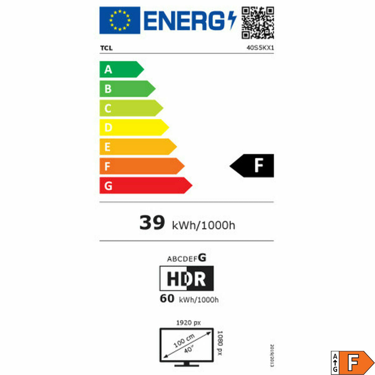 Smart TV TCL 40S5K        40 40" Full HD LED HDR QLED